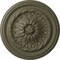 Ekena Millwork Wigan Ceiling Medallion, Hand-Painted Spartan Stone, 16"OD x 2 1/4"P CM16WGSSF - alternate 1